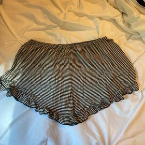 Brandy Melville stripe flowy shorts